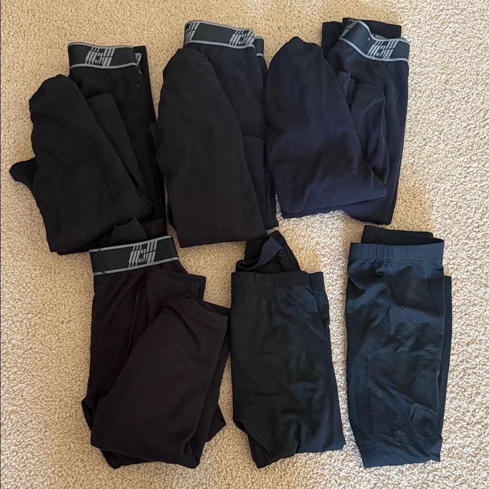 Youth Thermals Bundle of 4 Sets and 2 pants